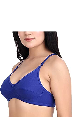 Image of STXXOR F-6 Regular Women' Cotton Export None Wired Bra Combo Pack of 6 for Everyday uses Bra (Multicoloured)