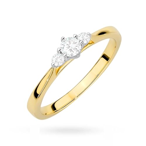 🌹 UN DONO CHE CELEBRA MOMENTI SPECIALI: Un gioiello pensato per valorizzare l’eleganza e la personalità di una donna. La luce dei diamanti e il calore dell’oro giallo creano una combinazione raffinata e romantica. Perfetto come idea regalo per fidanzamento, anniversario o San Valentino.