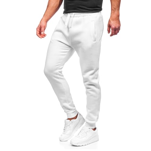 JIHUILAI Men's Sweatpants Fleece Active Workout Jogger Sweatpants for Men Running Gym with Pockets3