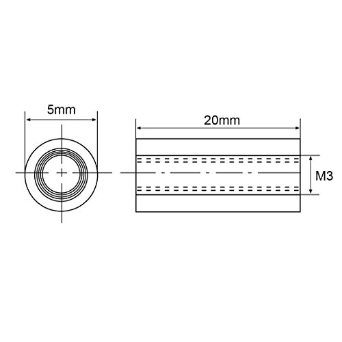 Manchon de précision en aluminium M3 pour châssis de quadricoptère FPV et CNC - 3