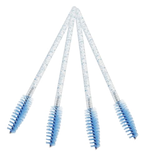 NOLITOY 100pcs Eyelash Brush Set Lash Wand Eyebrow Mascara Wand Eye Makeup Tools for Extensions Portable Gentle