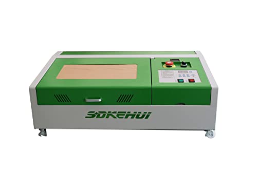 40W Máquina de grabado láser CO2 Grabador Láser 30x20cm Máquina de corte por lás...