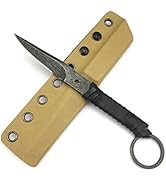 Amazon | HUAAO アウトドア用ナイフ 小型ナイフ 440Cステンレス