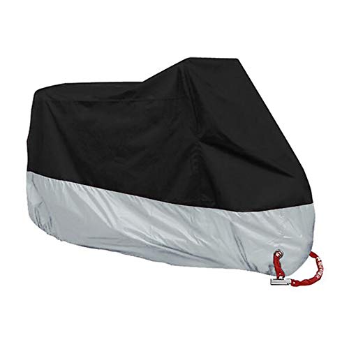 Housse de moto en tissu pour moto et scooter - Protection universelle contre les UV - Imperméable à la pluie et à la poussière - A - 200 x 90 x 100 cm
