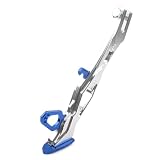 Cavalletto laterale per scooter e moto, in lega di alluminio, colore blu