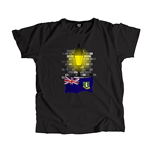 T-shirt Virgin Islands UK Street Lamp Bricks vêtement streetwear unisexe tendance originale