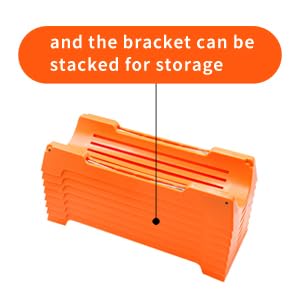 Image of 10Ft RV Sewer Hose Support, Sewer Hose Support Kit,Foldable Metal Support Bracket with Different Heights Works Over Uneven Terrain, Easty to Drain, Stable and Durable