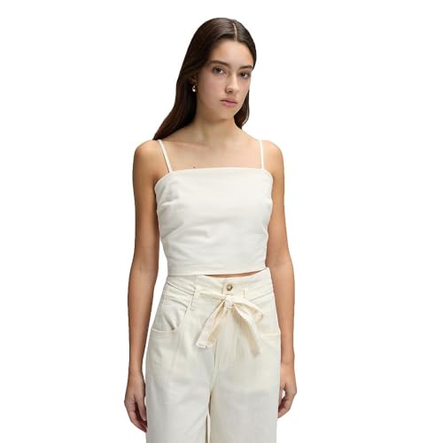 Lee Strappy Tank T-Shirt Femme Débardeur Sans Manches Col Rond