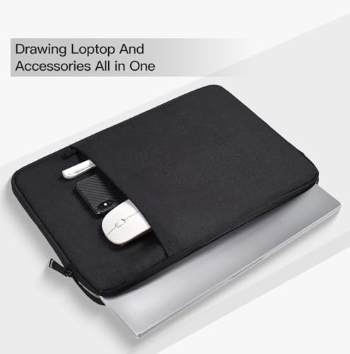 Image of Laptop Case 16 Inch, 15.6-16 Inch Laptop Sleeve for Lenovo IdeaPad 3i Chromebook /Lenovo Yoga 7i /Thinkbook 16 /Legion Pro 7i, Dell 16 Plus /Inspiron, ASUS HP Computer Sleeve Bag, Black