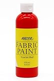 Nazca Colors Colori per Tessuti Rosso 250ml Pittura Acrilici Permanenti per Stoffa e Pelle ideale per Dipingere Vestiti, Magliette, Jeans, Borse, Scarpe in Tessuto e Cuoio - Buona Capacità Copertura