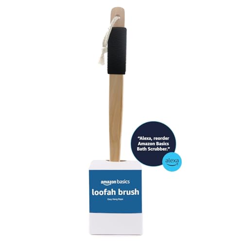 Amazon Basics Loofah Brush, Shower Brush with Handle image 4
