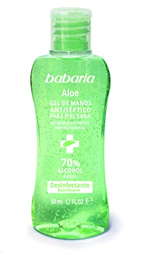 Babaria - Gel hidroalcohólico de manos - 50ml, El embalaje puede variar