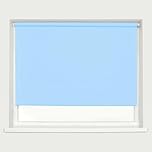 Blackout Roller Blind Blue 210cm Width x 160cm Drop