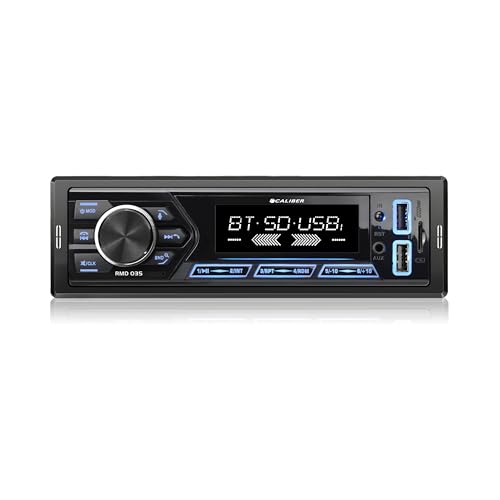 Caliber Autoradio Bluetooth 1DIN, FM Tuner, 4x55W, USB/Micro SD, 2.1A Ladefunktion, Aux-in, Freisprecheinrichtung, RCA, ISO Anschluss, MP3/WMA/APE/FLAC