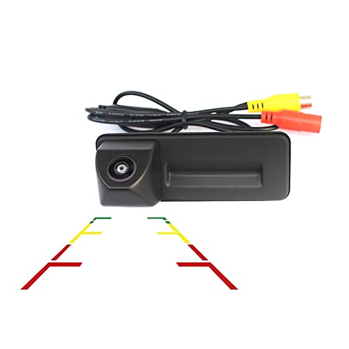 Image of Vlicevrn CCD Car Rear View Camera Trunk Handle with Fish Eye Lens Night Vision Backup Parking Camera Waterproof IP68 Vehicle Camera for Audi A1 /A4L /Q3 /Q5 /S5 /A8L /A6L /A3 Hatchback /VW /Skoda