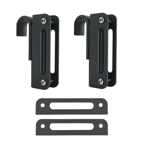 HARDJULAN Telescope Hooks for Sliding Library Ladder