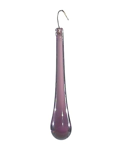 Image of B&P Lamp 3 inch Amethyst Color Teardrop Pendalogue