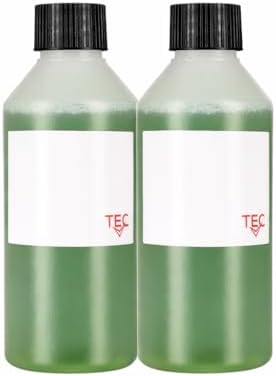 TEC 250ml HDPE Plastic Bottles UK Made Non-Leak 28mm with Black S...
