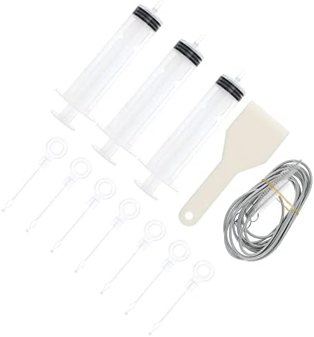 Hoement 1 Set Refrigerator Dredge Household Cleaning Tools Home Tools Duct Cleaning Tools Freezer Defrost Cleaning Scraper Fridge Drain Hole Remover Reusable Refrigerators Dredging Tool
