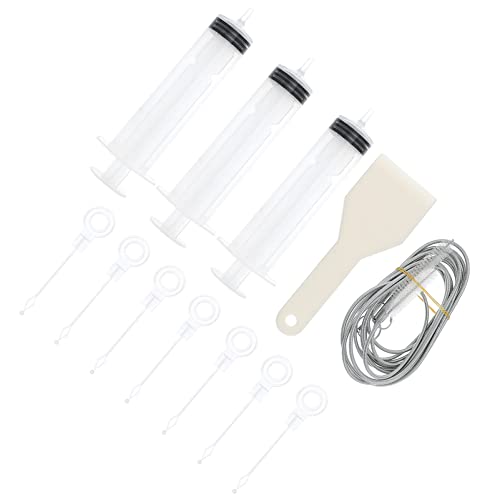 Hoement 1 Set Refrigerator Dredge Household Cleaning Tools Home Tools Duct Cleaning Tools Freezer Defrost Cleaning Scraper Fridge Drain Hole Remover Reusable Refrigerators Dredging Tool #TOP13