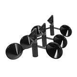 VICASKY 3 Stück Teiliges Ersatz windmessbecher Robustem Abs für Präzise Windgeschwindigkeitsmessung Wetterfestes Windkraftsensor zubehör Einfache Installation für Anemometer und