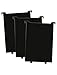 BCW Comic Bin Partitions, Black, 3 Pack, Exclusive Organizer for Short and Long Comic Book Bins | Notched Tabbed, and Structurally Supportive Dividers