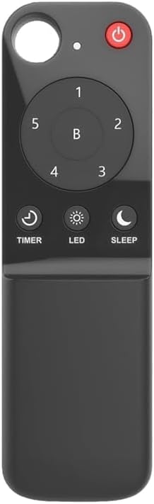 Replacement Remote Control Compatible with Atomberg Ceiling Fan, Wireless with Sleep Mode, Timer, Speed Adjustment, 5 Speed Settings, Black