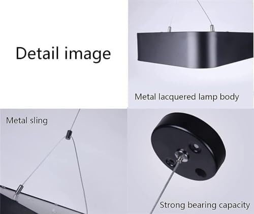 LED Pool Table Light Optimal Illumination in Game Rooms | Height-Adjustable Modern Illumination for Game Rooms and Billiard Tables, Perfect for Optimal Lighting and Design(60W)