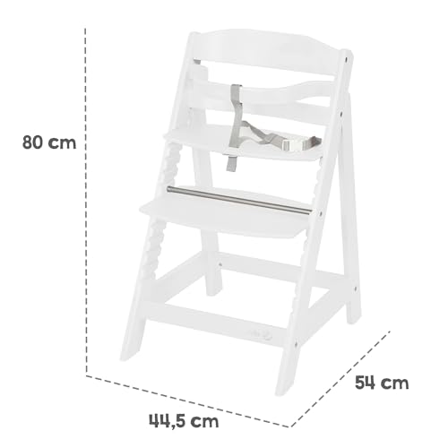 Chaise bébé résistante en bois blanc robuste roba Sit Up III - 2