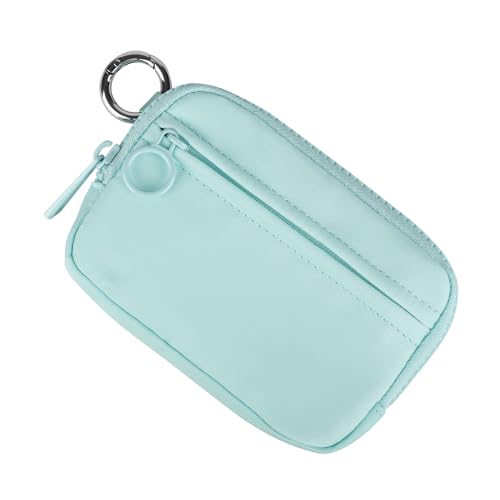 Image of The Iris Wallet Zipper Mini Coin Purse Keychain ID Holder Wallet