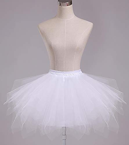 Girls Short Slips Hoopless Crinoline 3 Layered Net Flower Girl Petticoat Underskirt Elastic Waist KPT42