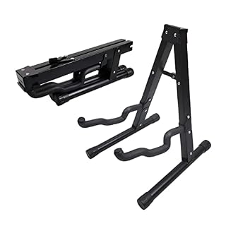 COUYY Pliage Guitare Stand Uright Portable Organisateur A-Cadre Organisateur Decor Durable Construction en métal Backing… - Les Beatles, Paul McCartney, John Lennon, RIngo Starr, George Harrison COUYY Pliage Guitare Stand Uright Portable Organisateur A-Cadre Organisateur Decor Durable Construction en métal Backing… – Image 2