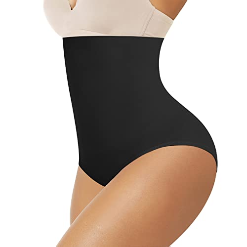 Image of Werena Tummy Control Shapewear Panties for Women High Waisted Body Shaper Slimming Shapewear Underwear Girdle Panty