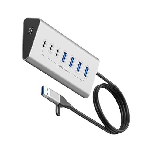 Estación de acoplamiento USB C multipuerto USB 3.0 adaptador portátil PC teléfono