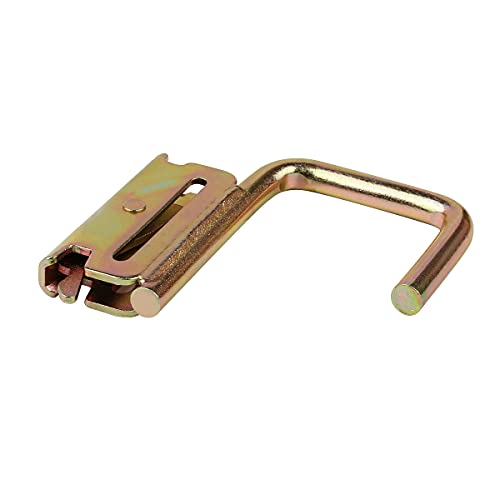 Jchl E-Track Steel J Hooks Trailer Down Accessories With E Track Spring Fitting Attachments 2 Inche Wide J Hooks For E Track System Trailer Flatbed Jacket Rack 4-Pack #TOP5