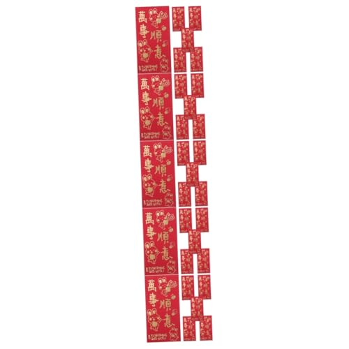 Enveloppe rouge année du lapin de 30 pièces pour le Nouvel An chinois