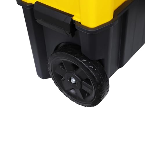 STANLEY Essential Rollende Werkstatt (3-in-1 stapelbare Boxen, leerer Werkzeugkasten, belastbar bis zu 20kg, mit Metallverschlüsse, Organizer für Kleinteile im Deckel) STST1-80151