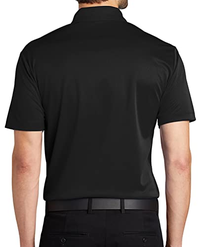 Men's Big & Tall Short Sleeve Moisture Wicking Silk Touch Polo Shirt2