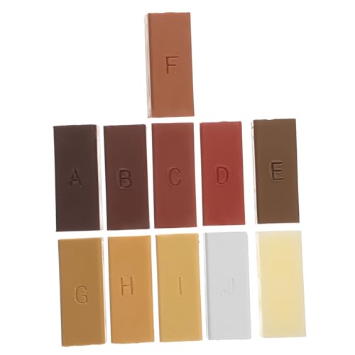 Gogogmee Kit de Reparación de Suelos de Madera con Cera Relleno Maleable Colores para Parquet Laminado y Madera Elimina Arañazos Grietas y Muebles Puertas y Encimeras Fácil de Usar con