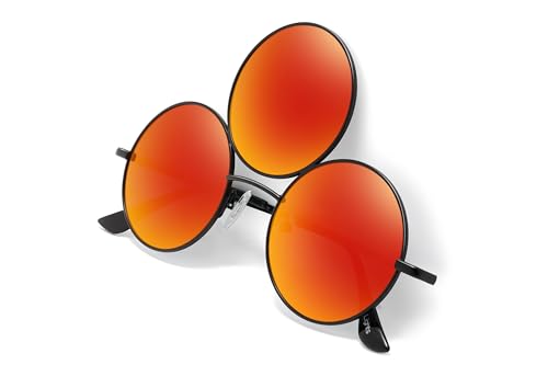 Third Eye Sunglasses Polarized Reflective Mirrored Dark Red Lens2