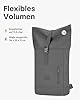 Johnny Urban Rucksack Damen & Herren Klein Grau - Robin Small - Kleiner Rolltop Daypack mit 12 Zoll Laptopfach - Tagesrucksack für Uni City Business - Wasserabweisend #2