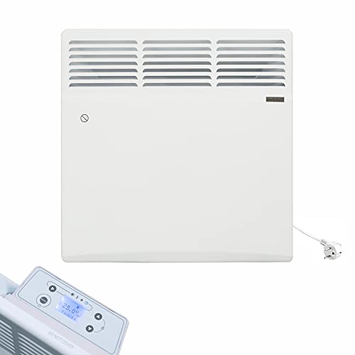 Nordholm Südwind elektrischer Konvektor Heizleistung 1500 Watt ISchutzart IP24 I inkl.Wand/Stand BefestigungIElektroheizung energiesparendIHeizstrahler InnenraumIDigitalthermostat Cover
