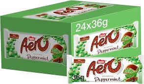 Full Boxes Of Chocolate Bars, Assorted Flavours and Sizes (Aero Peppermint 24 Bars x 35g)