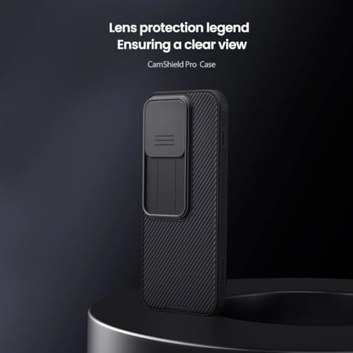 Image of Nillkin Case for OnePlus 15 One Plus 15 (1+15) (6.82 inch Inch) CamShield Pro Slider Camera Close & Open Double Layered Protection TPU + PC Black Color