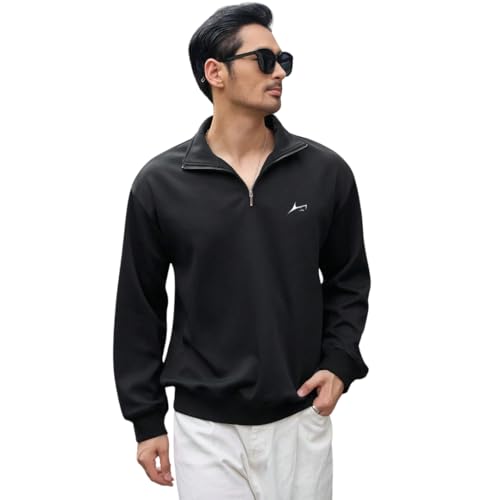 Image of PROSHARX Quarter Zip Style Sweatshirt | Soft & Warm Fleece Sweatshirt Hoodie with Zip