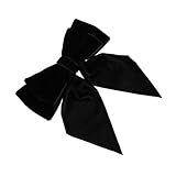 FOMIYES Broche Noeud Velours Noir Broche Noeud Double Couches Épingle Mode Femme Accessoi...