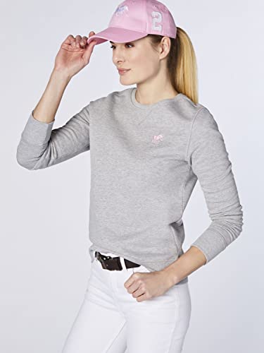 Sudadera mujer pack de 1 ropa casual de algodon con label stitching 6