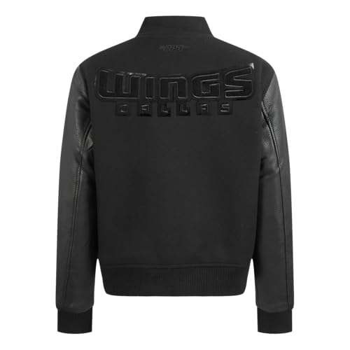 Image of Pro Standard Womens WNBA Classic Triple Black Varsity Jacket