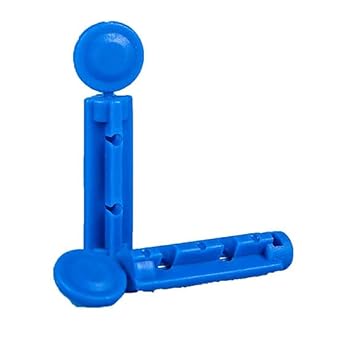 Madison Premium Round Lancet Needle - Pack of 100 Pieces (Blue Color)