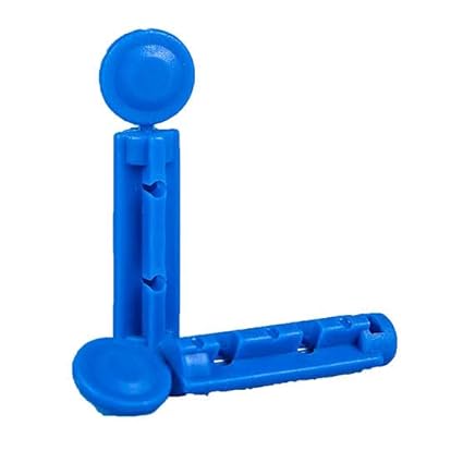 Madison Premium Round Lancet Needle - Pack of 100 Pieces (Blue Color)